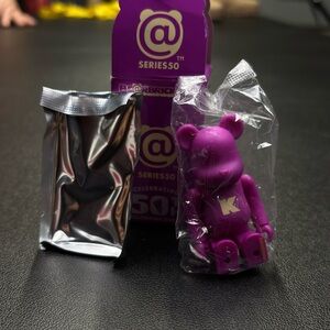 Purple Bearbrick Letter K